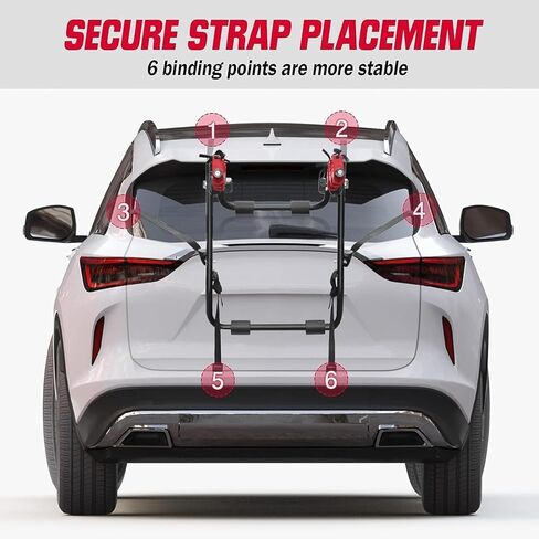 حامل سيارة للدراجة من Blueshyhall لسيارات الدفع الرباعي وحامل تخزين وحامل للدراجة، مع 8 قطع من وسادات حماية السيارة من الخدوش in Kuwait