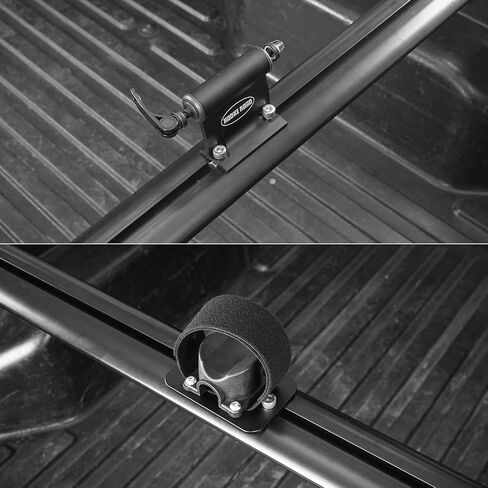 Hooke Road Universal Bike Car Carrier Quick-Release Alloy Fork Lock Alloy Bed | Roof Mount Rack for 1 Bike - Cross Bars not Included in Saudi Arabia