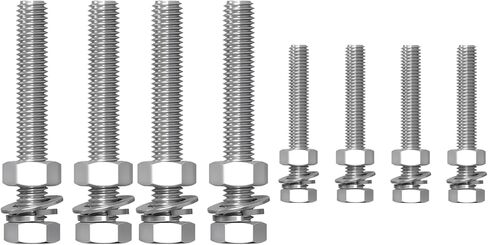 أجهزة تركيب اللافتة، 1/4x1-3/4 بوصة 1/4x2-3/4 بوصة براغي وصواميل برأس سداسية من الفولاذ المقاوم للصدأ، مناسبة لعمود قناة U، عمود مربع، عمود أنبوبي in Kuwait