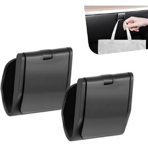 2 PCS Car Glove Box Hooks for Model Y/3 2025 2026, Durable Snap-On Co-Pilot Storage Box Hook, Passenger Seat Hanger for Handbag Purse, Auto Interior Organizer Accessories (Black) in Kuwait