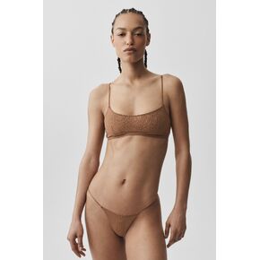Alo Yoga Airmesh Venus Bralette - Sun Kissed Brown in Saudi Arabia