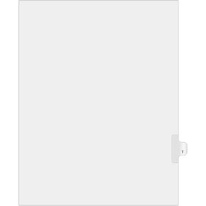Exhibitindexes® Side Letter Tabs - AVE Style Bold Font - Pack of 25 in Saudi Arabia