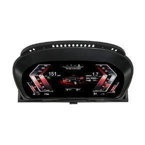 12.3" Linux Car LCD Dashboard Compatible for BMW X5 E70 X6 E71 2006-2013 CIC Instrument Cluster Panel Virtual Cockpit Speedometer(X5-e70) in Kuwait