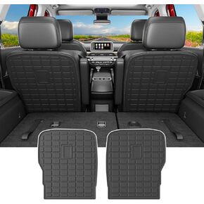 powoq 7 Seat Cargo Mat Compatible with 2020-2025 Kia Telluride Trunk Mat Cargo Liner TPE 2nd Backrest Liner Back Seat Protector Replacement for 2020-2025 Kia Telluride Accessories in Kuwait