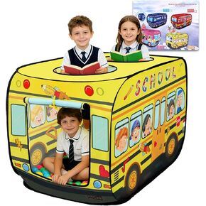 Pop Up Play Tent for Kids Aged 3-5 Years Old Boys and Girls: Fire Truck Tent Indoor Outdoor Playhouse for Toddlers 3+ Years Old, Fun Role Play Toy Gift in Saudi Arabia