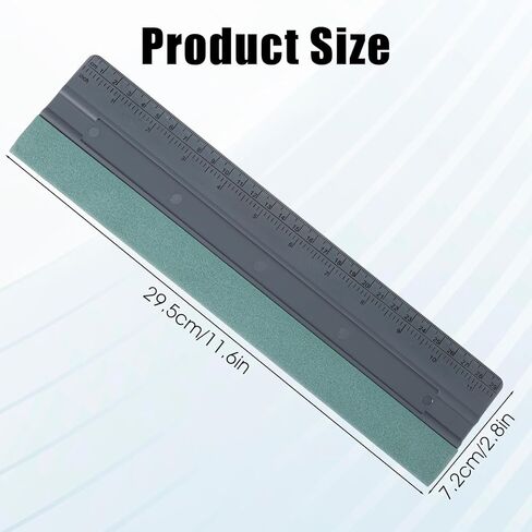 Vinyl Wrap Squeegee for Vinyl Decals Sticker Paper with Built-in Ruler Big Wallpaper Smoothing Squeegees Card Tint Squeegees with Suede Felt Edge for Sign Making Graphic Window Tint Film Application in Kuwait