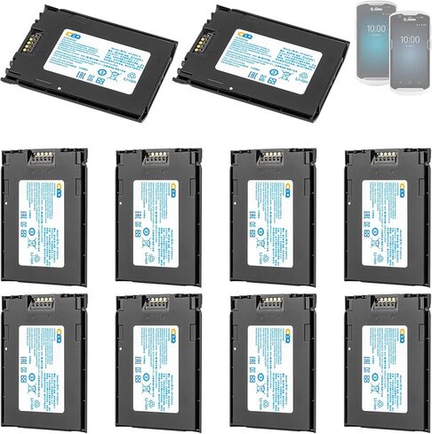 CBQ 5 قطع لاستبدال بطارية Zebra Scanner TC51، TC56 TC57 TC510 TC52 TC51 TC510K TC51HC TC52X TC520L BT-000314 BTRY-TC51-44MA1-01 BTRY-TC51-4A1-01 ليثيوم أيون 4300 مللي أمبير في الساعة in Kuwait