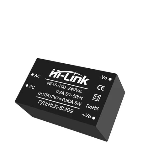 AC DC 220V to 9V 5W Power Supply Module 2pcs/lot HLK-5M09 Adjustable High Efficiency Step Down Converter in Kuwait
