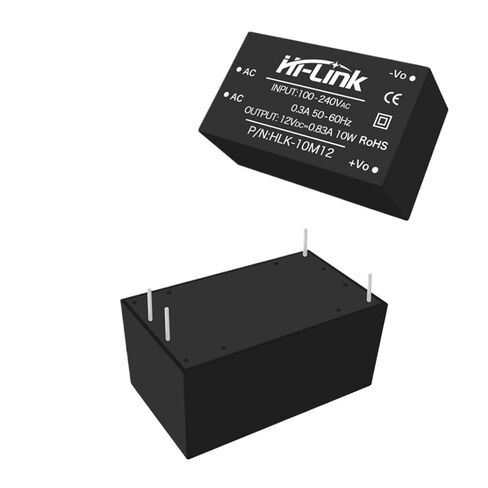 500pcs/Lot AC DC 10W HLK-10M12 220V to 12V 0.83A Switch Power Supply Module Converter High Safety Isolation in Kuwait