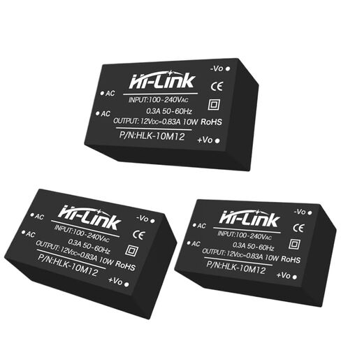 500pcs/Lot AC DC 10W HLK-10M12 220V to 12V 0.83A Switch Power Supply Module Converter High Safety Isolation in Kuwait