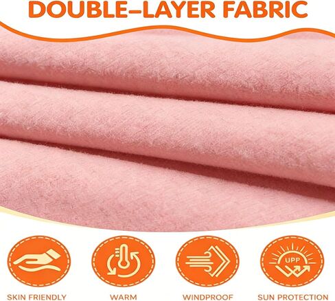 Kids Winter Neck Warmer 2 PACK, Fleece Neck Ski Mask for Boys Girls Windproof Face Cover Scarf for Cold Weather in Kuwait