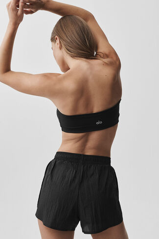 Alo Yoga Airbrush Bandeau Bra - Black in Kuwait