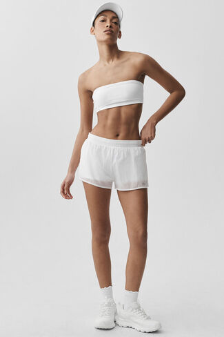 Alo Yoga Airbrush Bandeau Bra - White in Kuwait