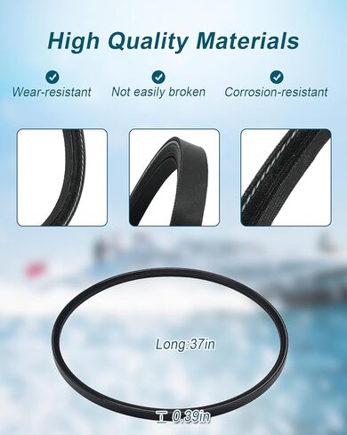 حزام 65607Q V، 37 بوصة، مناسب لمحركات MerCruiser 120 140 2.5L 3.0L 3.0L Alpha One & MPI EC استبدال 57-65607Q in Kuwait