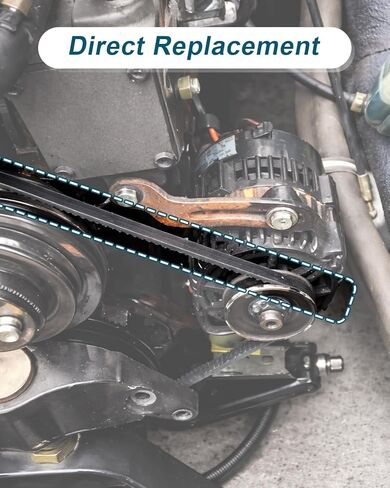 حزام 65607Q V، 37 بوصة، مناسب لمحركات MerCruiser 120 140 2.5L 3.0L 3.0L Alpha One & MPI EC استبدال 57-65607Q in Kuwait