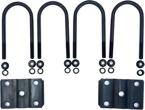 طقم تعليق محور المقطورة Dreamdragon 3000 رطل 6000# 6K مع 5 أوراق نوابض على شكل U-Bolt Kit in Kuwait