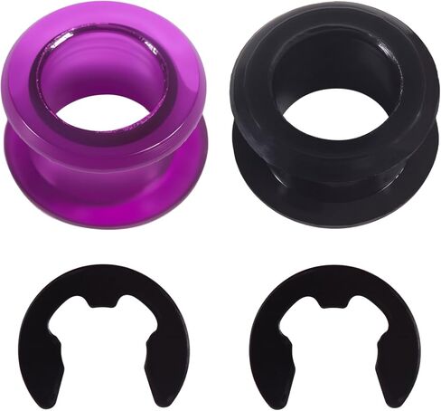 33835-08010 Automatic Transmission Gear Shift Cable Bushing Kit with 2 Clips, Fit for 2003-2008 Toyota Corolla Matrix 1.8L Replace 33820-02370 (Black & Purple) in Kuwait