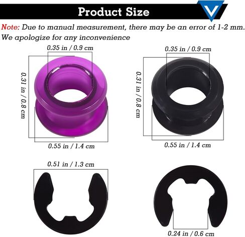 33835-08010 Automatic Transmission Gear Shift Cable Bushing Kit with 2 Clips, Fit for 2003-2008 Toyota Corolla Matrix 1.8L Replace 33820-02370 (Black & Purple) in Kuwait