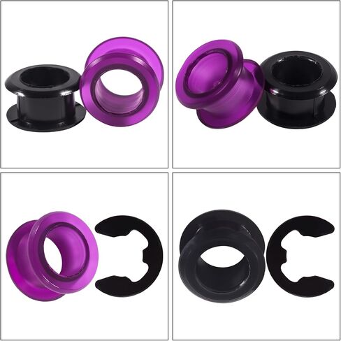 33835-08010 Automatic Transmission Gear Shift Cable Bushing Kit with 2 Clips, Fit for 2003-2008 Toyota Corolla Matrix 1.8L Replace 33820-02370 (Black & Purple) in Kuwait
