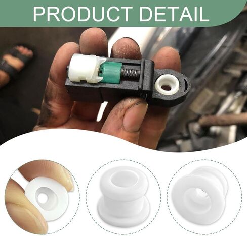 طقم جلبة كابل ناقل الحركة مكون من قطعتين، وصلة ناقل الحركة الأوتوماتيكي، KV6Z-7K340-A DG9Z-7K340-A استبدال طقم جلبة إصلاح وصلة التحول، ملحقات إصلاح السيارات المتوافقة مع Ford Focus MK in Kuwait