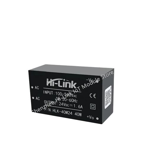 HLK-40M24 220 فولت إلى 24 فولت 40 واط التيار المتناوب تيار مستمر وحدة إمداد الطاقة استهلاك منخفض للطاقة محول عزل عالي الأمان in Kuwait