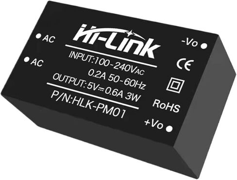 HLK-PM01 220V to 5V 0.6A 3W AC DC Power Supply Module 100pcs/Lot Adjustable High Efficiency Step Down Converter in Kuwait