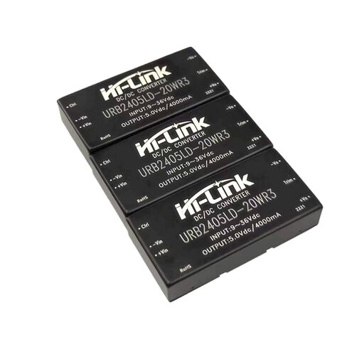 4pcs/lot URB2405LD-20WR3 20W 24V to 5V 4A DC DC Converter Isolated Power Supply Module 91% Efficiency in Kuwait