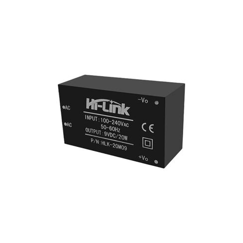 التيار المتناوب تيار مستمر 9 فولت 20 واط 2200mA الناتج وحدة امدادات الطاقة HLK-20M09 5 قطعة/الوحدة انخفاض استهلاك السلامة العزلة in Kuwait
