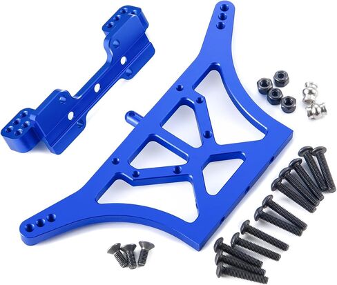 قطعتان من سبائك الألومنيوم الأمامية والخلفية لتركيب برج الصدمات متوافقة مع Traxxas 2WD Slash Rustler VXL Bandit XL5 1/10 RC ترقيات السيارات in Kuwait