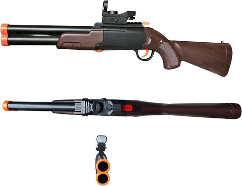Soft Bullet Toy Shotgun with Realistic Shell Ejecting Design Foam Blaster Toy Guns for Indoor and Outdoor Playing Gifts for Kids Adult (Brown) in Saudi Arabia