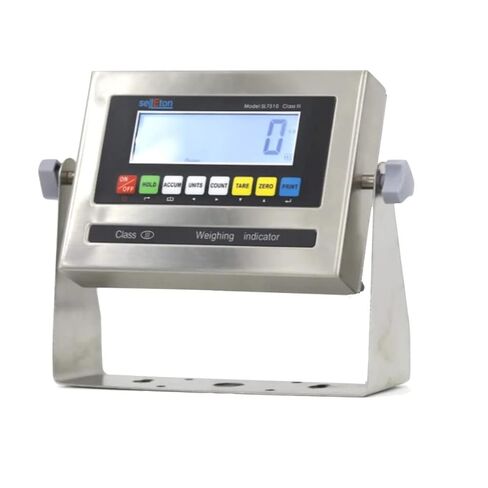 موازين أرضية صناعية معتمدة من SellEton SL-800-NTEP مزودة بمؤشر LCD من الفولاذ المقاوم للصدأ | 84 بوصة × 84 بوصة (7 × 7 بوصة) | 2500 رطل × 0.5 رطل in Kuwait