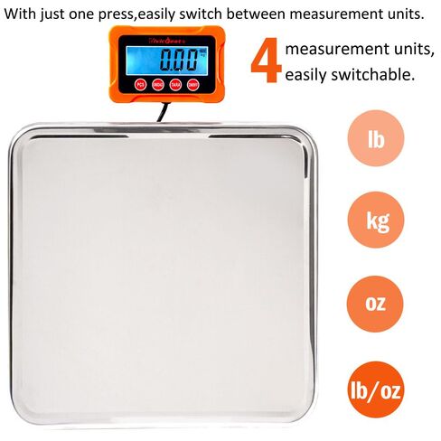 Vivicreate Shipping Scale 440lb/1.7oz High Accurate, Package Scale Shipping with Hold and Tare, Battery Included, Parcel Scale for Small Business, Luggage and Home in Kuwait