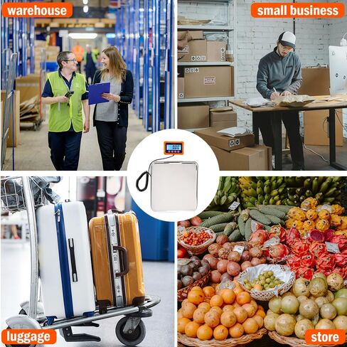 Vivicreate Shipping Scale 440lb/1.7oz High Accurate, Package Scale Shipping with Hold and Tare, Battery Included, Parcel Scale for Small Business, Luggage and Home in Kuwait