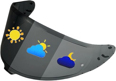 CWR-F2 Helmet Visor Replacement for RF-1400.Motorcycle Helmet Shield Windshield Sunshield PC Lens UV Protection Compatible with Z8,X15,RF1400,CWR-F2R,NXR2,X-SPR PRO,CWR-F2(Rainbow) in Saudi Arabia
