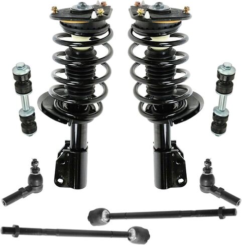 8pc Steering & Suspension Kit Complete Strut & Spring Assemblies Tie Rods Greasable or Sealed for Buick for Riviera 3.8L 1998-1999 in Kuwait