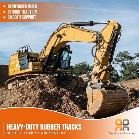 Rio Rubber Track 300x52.5x84 Rubber Tracks for Excavator Compatible with N/A - Heavy Duty Excavator Attachments with Durable Tread Design for Jobsite Stability in Kuwait