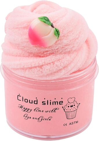 Sky Blue Cloud Slime, Soft and Non-Sticky Funny Slime, Stress Relief Scented Slime Toy for Kids Education, Party Favor and Birthday Gift(7oz 200ML) in Saudi Arabia