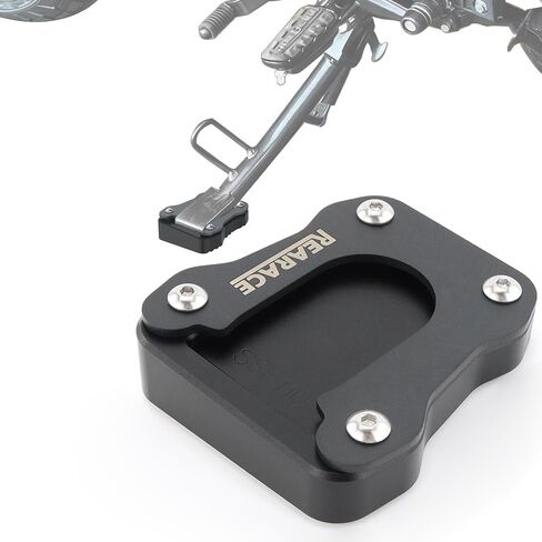 Motorcycle Side Stand Enlarge Plate Fit for Royal Enfield Guerrilla 450 2024-2025, Extension Enlarger Plate Pad Kickstand Shoe in Kuwait
