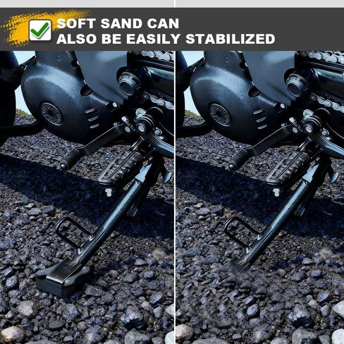 Motorcycle Side Stand Enlarge Plate Fit for Royal Enfield Guerrilla 450 2024-2025, Extension Enlarger Plate Pad Kickstand Shoe in Kuwait