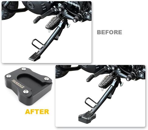 Motorcycle Side Stand Enlarge Plate Fit for Royal Enfield Guerrilla 450 2024-2025, Extension Enlarger Plate Pad Kickstand Shoe in Kuwait