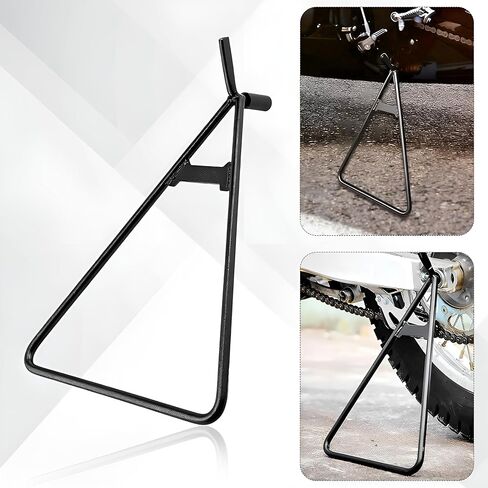 Motorcycle Dirt Bike Triangle Stand, Vehicle Triangle Rear Side Wheel Lift Holder, Heavy Duty Bicycle Kickstand Accessories, Universal for Dirtbike Supermoto Motocross in Kuwait