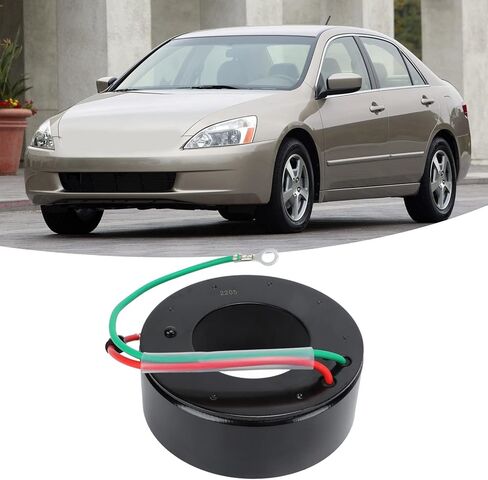 AC Air Conditioning Compressor Clutch Coil 12V Copper Metal Replacement for 2009-2014 1.5L - Durable Construction, Direct Fit, Reliable Performance for Automotive AC Systems in Kuwait
