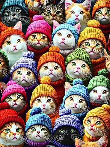 Puzzles for Adults 1000 Pieces,Beards and Hats Cat Puzzles,Jigsaw Puzzles 1000 Pieces Birthday Party for Family Adults Funny Puzzle,Perfect Home Decor & Gift Rompecabezas in Kuwait