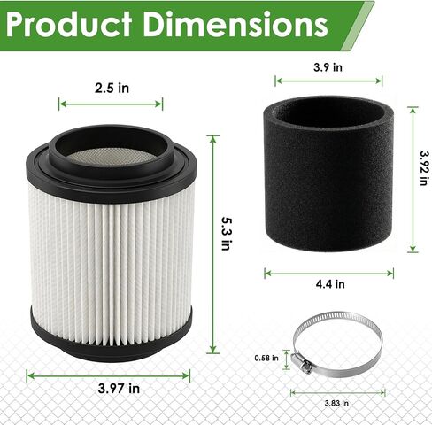 استبدال فلتر الهواء لـ Polaris Ranger XP 1000، Crew XP 1000 NorthStar HVAC Edition 2018-2022، RZR 170، Xpedition ADV، UTV Engine Air Filter يستبدل 1262218 (مجموعتان) in Kuwait