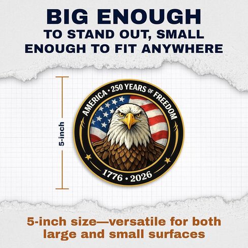 2 Pack 250 Year Anniversary USA Magnet - for Truck Car SUV Refrigerator Locker Toolbox Gift - Semiquincentennial - USAMAG0011 in Kuwait
