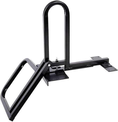 Pickup Truck Tailgate Ladder with Hand Rail, Foldable Universal Tailgate Step, Heavy Duty Steel Truck Bed Ladder, Easy Install with Self Drilling Screws, Space-Saving Tailgate Mount Step in Kuwait