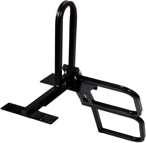 Pickup Truck Tailgate Ladder, Foldable Truck Bed Step with Handrail, Heavy Duty Steel Tailgate Step Ladder 300 lbs Capacity, Universal Fit for Pickup Trucks in Kuwait