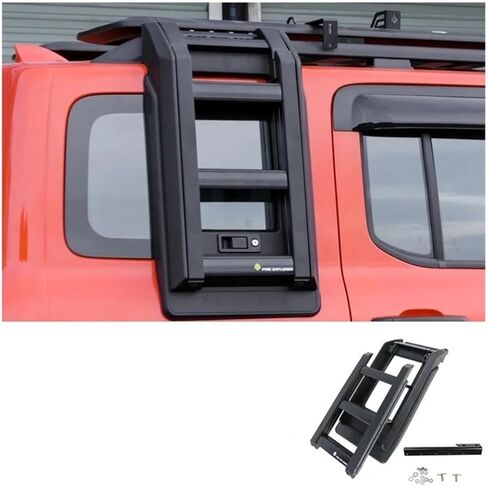Foldable Deployable Rear Lift Ladder Black Heavy Duty Ladder Fits Tank 300 2020-2026 in Kuwait