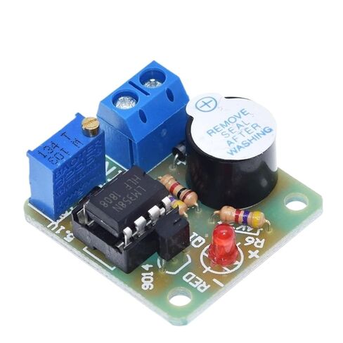 12V LM358 Accumulator Sound Light Alarm Board Buzzer Prevent Over Discharge Controller Module Without Overvoltage Protection in Kuwait