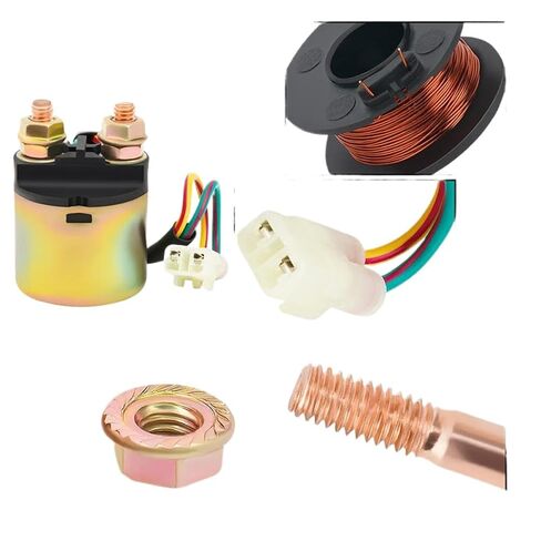 Motorcycle Electrical Starter Solenoid Relay Compatible with TRX500 500 Foreman Rubicon TRX350 TRX400 Rancher in Kuwait